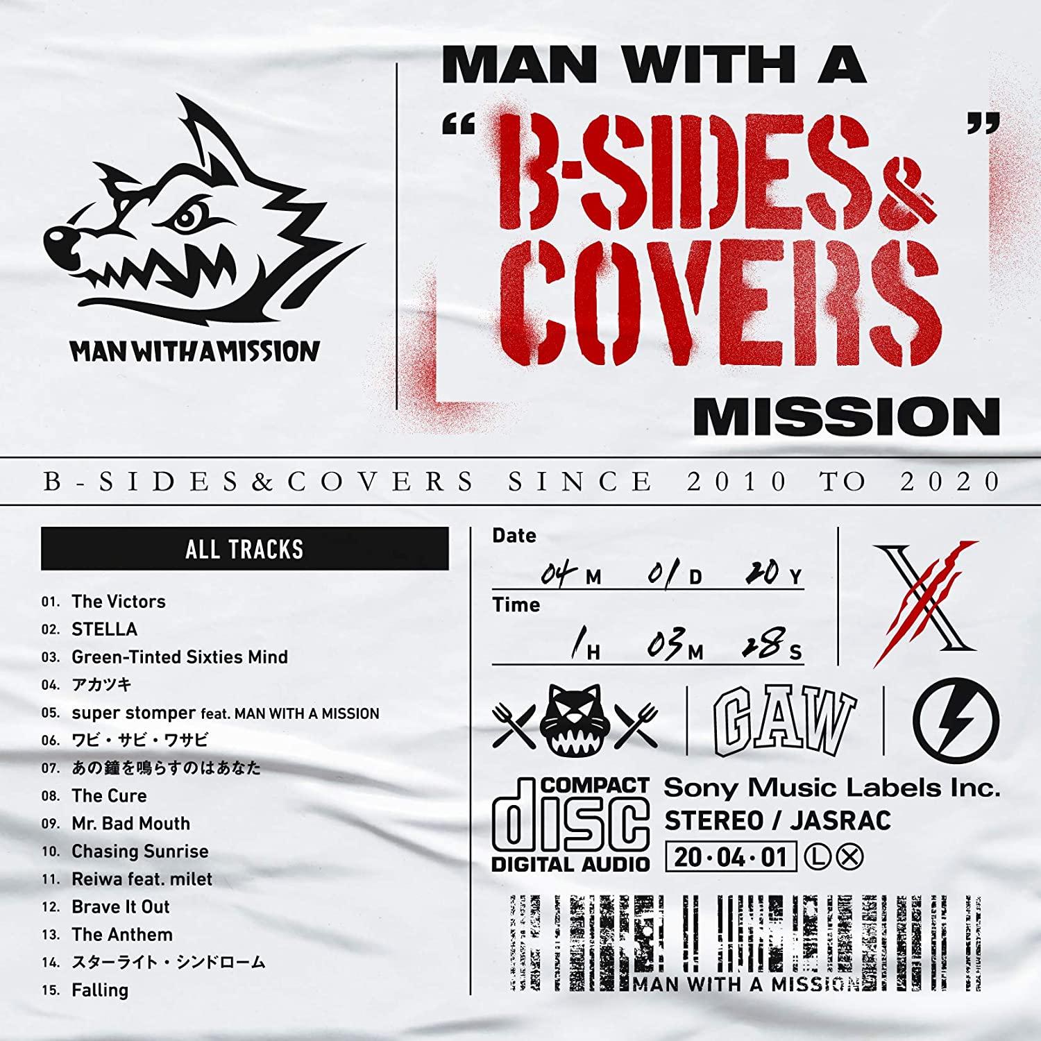 8位：MAN WITH A“B-SIDES & COVERS”MISSION