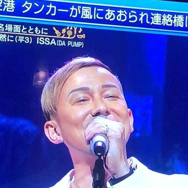 ISSAさんの眉毛が落ち着いてきた？