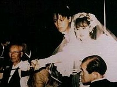 氷室京介さんとお嫁さんの結婚式での貴重な写真