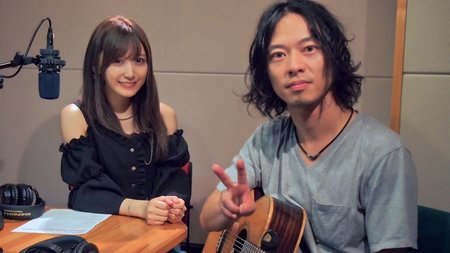 モデルの菅野結以さんのラジオ番組にゲスト出演した山田将司さん