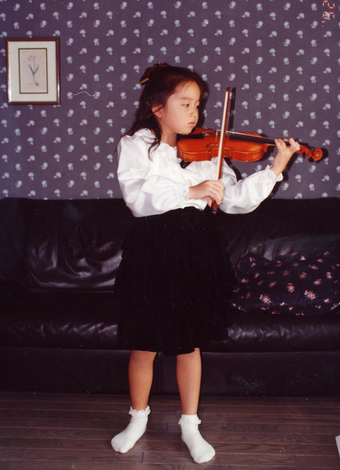 7歳でバイオリンを始める