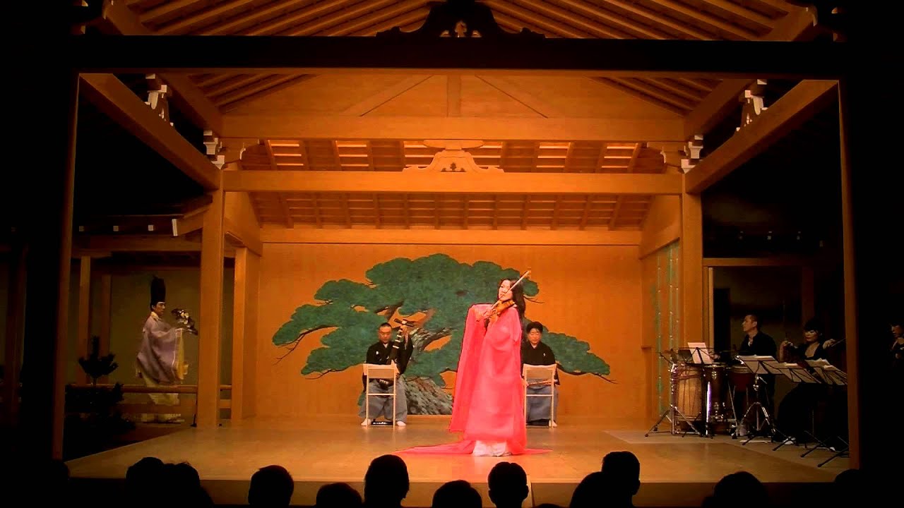 川井郁子　能楽堂公演　夕顔「源氏物語」より（作曲：川井郁子）Ikuko Kawai : Yugao from The Tale of Genji at Noh Theater - YouTube