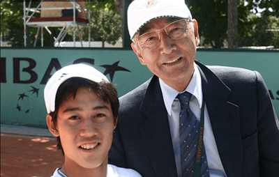 錦織圭選手と盛田正明さん