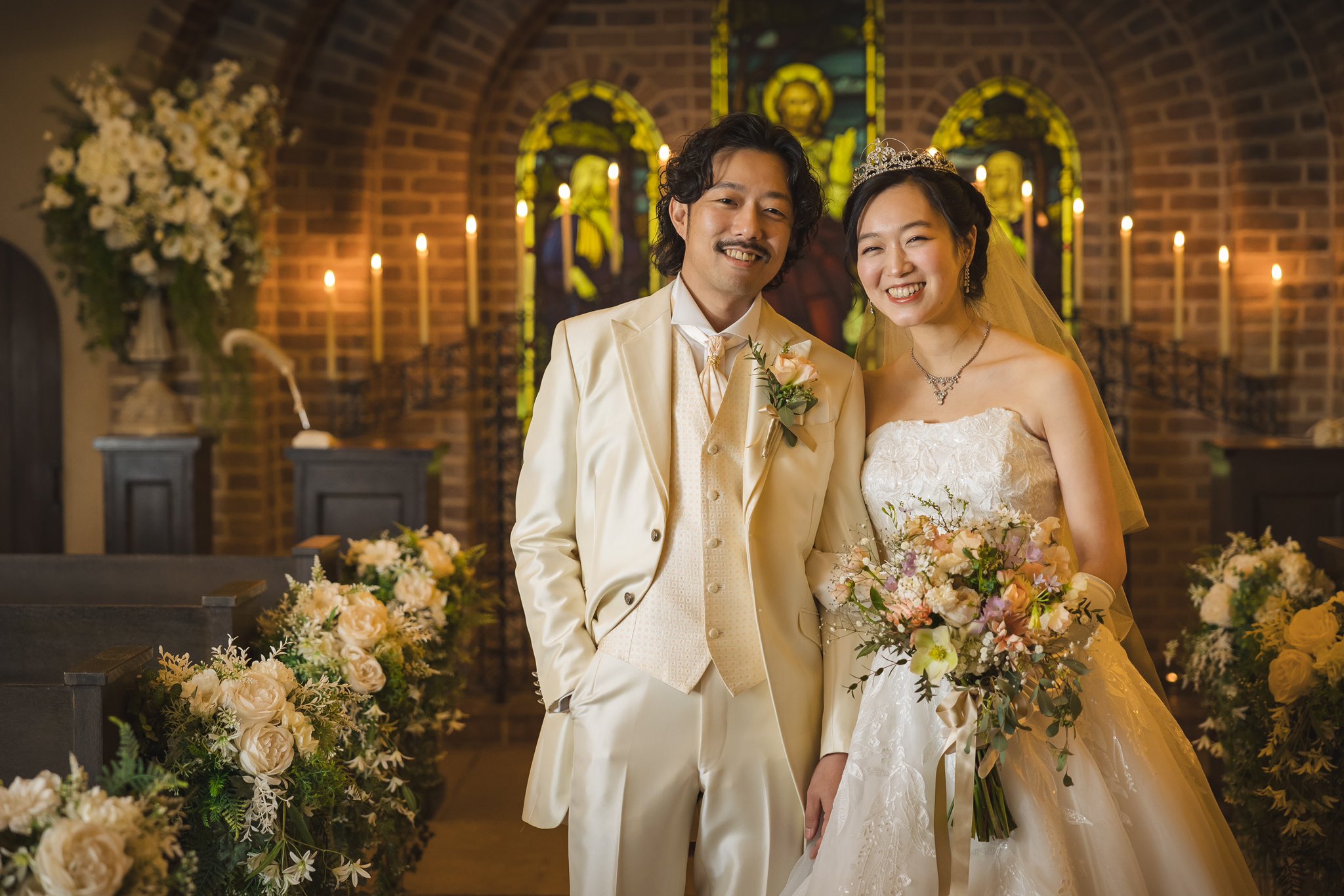 2025年2月に結婚式を挙げた